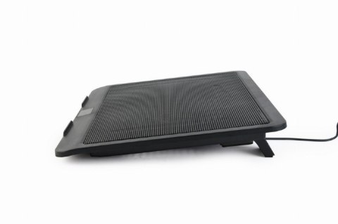 GEMBIRD GEMBIRD PODSTAWKA CHŁODZĄCA POD NOTEBOOKA 15" 1X WENTYLATOR 12CM, PODŚWIETLENIE LED, NBS-1F15-04