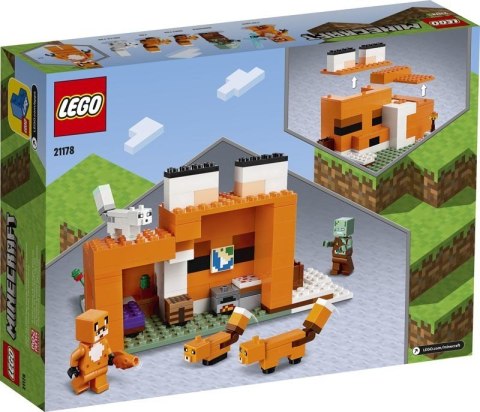 Lego LEGO Minecraft 21178 Siedlisko lisów Lego LEGO Minecraft 21178 Siedlisko lisów