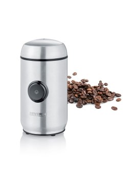SEVERIN SEVERIN MŁYNEK DO KAWY I PRZYPAW INOX, POJEMNOŚĆ 50 G, ZWIJACZ KABLA, 2 NOŻE ZE STALI NIERDZEWNEJ, MOC 150W KM3879