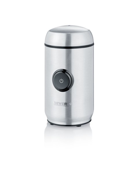 SEVERIN SEVERIN MŁYNEK DO KAWY I PRZYPAW INOX, POJEMNOŚĆ 50 G, ZWIJACZ KABLA, 2 NOŻE ZE STALI NIERDZEWNEJ, MOC 150W KM3879