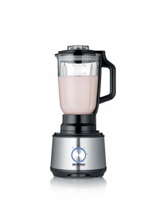 SEVERIN SEVERIN MULTI ROBOT KUCHENNY INOX, SZKLANY MIKSER KIELICHOWY 1,5 L, MŁYNEK 140 ML, POJEMNIK ROBOCZY 1,5 L, MOC 1200W KM3892
