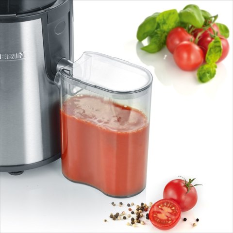 SEVERIN SEVERIN SOKOWIRÓWKA, SOK 500ML, PULPA 1500ML, STAL, 2 STOPNIE, PRĘDKOŚĆ OBROTOWA 19000 OBR. MIN, MOC 400W ES3566 SEVERIN SEVERIN SOKOWIRÓWKA, SOK 500ML, PULPA 1500ML, STAL, 2 STOPNIE, PRĘDKOŚĆ OBROTOWA 19000 OBR. MIN, MOC 400W ES3566