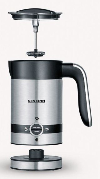 SEVERIN SEVERIN SPIENIACZ DO MLEKA POJ. 200ML, SPIENIA NA ZIMNO I NA CIEPŁO, STAL, 2 PROGRAMY, AUTO- WYŁĄCZANIE, MOC 450W SM3584