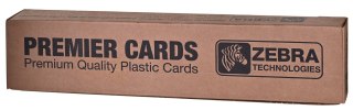 ZEBRA Karty plastikowe Zebra PVC Premier białe 0,762mm 500szt 104523-111