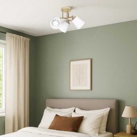 Activejet Lampa wisząca Activejet AJE-EMILY 3P GOLD E27 3x40W