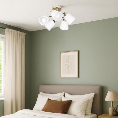 Activejet Lampa wisząca Activejet AJE-EMILY 5P GOLD E27 5x40W