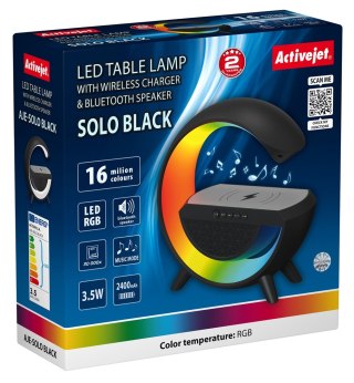 Activejet Lampka muzyczna LED Activejet AJE-SOLO RGB Black