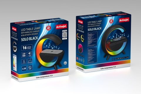 Activejet Lampka muzyczna LED Activejet AJE-SOLO RGB Black Activejet Lampka muzyczna LED Activejet AJE-SOLO RGB Black