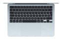 Apple Apple 13-inch MacBook Air: Apple M4 chip with 10-core CPU and 10-core GPU, 16GB, 512GB SSD - Sky Blue