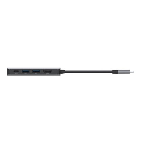 Belkin Hub Belkin Connect USB-C 4-in-1 Multiport Adapter 1x4k HDMI/2xUSB-A/1xUSB-C PD3.0 Grey Belkin Hub Belkin Connect USB-C 4-in-1 Multiport Adapter 1x4k HDMI/2xUSB-A/1xUSB-C PD3.0 Grey