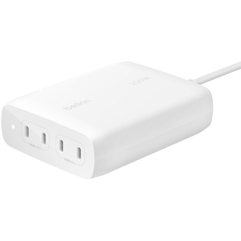 Belkin Ładowarka Belkin BoostCharge Pro 4-Port USB-C PD 3.1 GaN Charger 200W White Belkin Ładowarka Belkin BoostCharge Pro 4-Port USB-C PD 3.1 GaN Charger 200W White