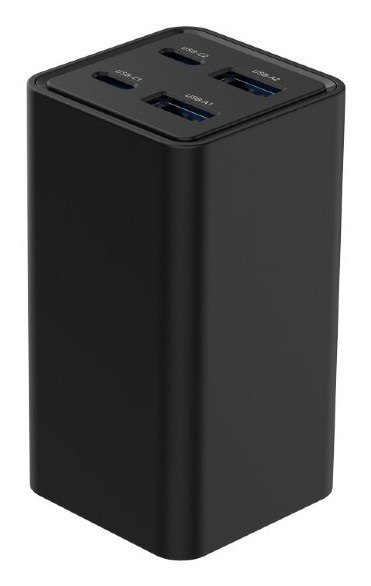 GEMBIRD GEMBIRD 4-PORTOWA SZYBKA ŁADOWARKA SIECIOWA GAN (PD) USB (2X USB-A + 2X USB-C), 65W, CZARNA GEMBIRD GEMBIRD 4-PORTOWA SZYBKA ŁADOWARKA SIECIOWA GAN (PD) USB (2X USB-A + 2X USB-C), 65W, CZARNA