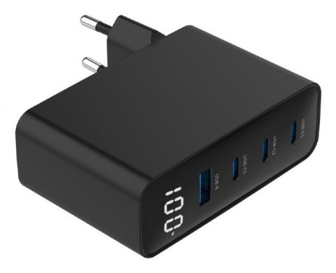 GEMBIRD GEMBIRD 4-PORTOWA SZYBKA ŁADOWARKA SIECIOWA GAN (PD) USB (3X USB-A + 1X USB TYP-C) 100W, CZARNA GEMBIRD GEMBIRD 4-PORTOWA SZYBKA ŁADOWARKA SIECIOWA GAN (PD) USB (3X USB-A + 1X USB TYP-C) 100W, CZARNA