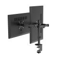 GEMBIRD GEMBIRD BIURKOWE REGULOWANE RAMIĘ/UCHWYT NA 2 MONITORY 17-32, VESA 100X100MM, DO 9 KG