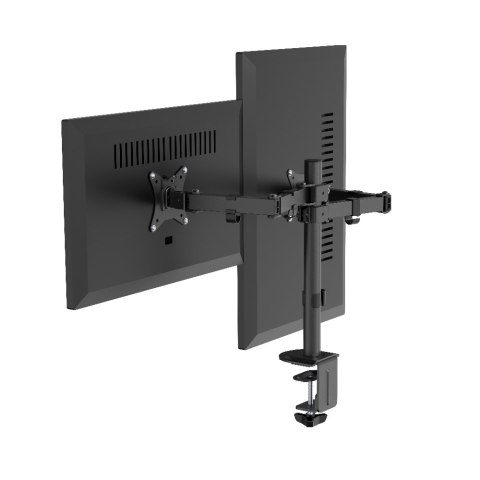 GEMBIRD GEMBIRD BIURKOWE REGULOWANE RAMIĘ/UCHWYT NA 2 MONITORY 17-32, VESA 100X100MM, DO 9 KG GEMBIRD GEMBIRD BIURKOWE REGULOWANE RAMIĘ/UCHWYT NA 2 MONITORY 17-32, VESA 100X100MM, DO 9 KG