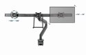 GEMBIRD GEMBIRD BIURKOWE REGULOWANE RAMIĘ/UCHWYT NA 3 MONITORY 17-27, VESA 100X100MM, DO 6 KG