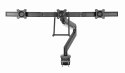 GEMBIRD GEMBIRD BIURKOWE REGULOWANE RAMIĘ/UCHWYT NA 3 MONITORY 17-27, VESA 100X100MM, DO 6 KG