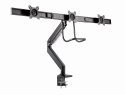 GEMBIRD GEMBIRD BIURKOWE REGULOWANE RAMIĘ/UCHWYT NA 3 MONITORY 17-27, VESA 100X100MM, DO 6 KG