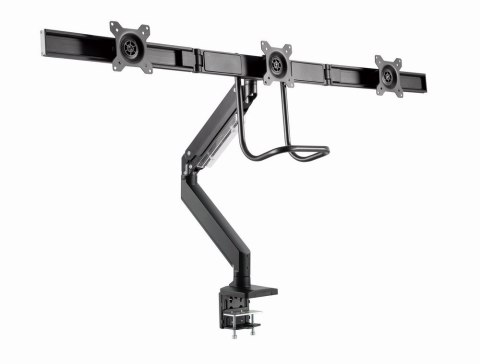 GEMBIRD GEMBIRD BIURKOWE REGULOWANE RAMIĘ/UCHWYT NA 3 MONITORY 17-27, VESA 100X100MM, DO 6 KG GEMBIRD GEMBIRD BIURKOWE REGULOWANE RAMIĘ/UCHWYT NA 3 MONITORY 17-27, VESA 100X100MM, DO 6 KG