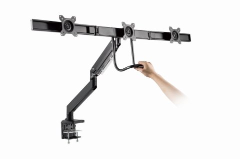 GEMBIRD GEMBIRD BIURKOWE REGULOWANE RAMIĘ/UCHWYT NA 3 MONITORY 17-27, VESA 100X100MM, DO 6 KG GEMBIRD GEMBIRD BIURKOWE REGULOWANE RAMIĘ/UCHWYT NA 3 MONITORY 17-27, VESA 100X100MM, DO 6 KG