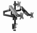 GEMBIRD GEMBIRD BIURKOWE REGULOWANE RAMIĘ/UCHWYT NA 3 MONITORY 17-27, VESA 100X100MM, DO 7 KG