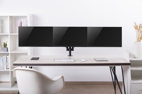 GEMBIRD GEMBIRD BIURKOWE REGULOWANE RAMIĘ/UCHWYT NA 3 MONITORY 17-27, VESA 100X100MM, DO 7 KG GEMBIRD GEMBIRD BIURKOWE REGULOWANE RAMIĘ/UCHWYT NA 3 MONITORY 17-27, VESA 100X100MM, DO 7 KG