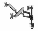 GEMBIRD GEMBIRD BIURKOWE REGULOWANE RAMIĘ/UCHWYT NA 3 MONITORY 17-27, VESA 100X100MM, DO 7 KG