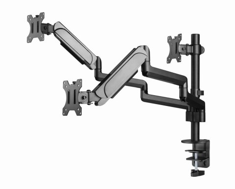 GEMBIRD GEMBIRD BIURKOWE REGULOWANE RAMIĘ/UCHWYT NA 3 MONITORY 17-27, VESA 100X100MM, DO 7 KG GEMBIRD GEMBIRD BIURKOWE REGULOWANE RAMIĘ/UCHWYT NA 3 MONITORY 17-27, VESA 100X100MM, DO 7 KG