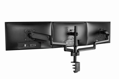GEMBIRD GEMBIRD BIURKOWE REGULOWANE RAMIĘ/UCHWYT NA 3 MONITORY 17-27, VESA 100X100MM, DO 7 KG GEMBIRD GEMBIRD BIURKOWE REGULOWANE RAMIĘ/UCHWYT NA 3 MONITORY 17-27, VESA 100X100MM, DO 7 KG