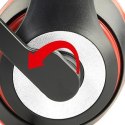 GEMBIRD GEMBIRD SŁUCHAWKI MHS-03-BKRD MINI JACK 4-PIN, 1.8M, CZARNO-CZERWONE