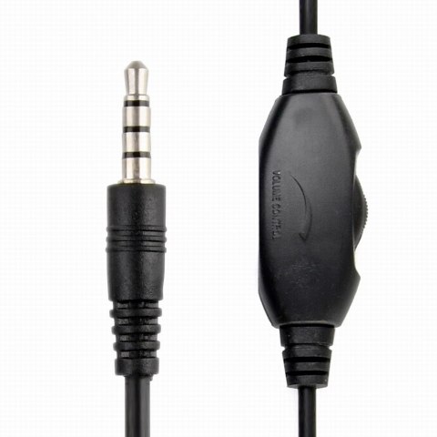 GEMBIRD GEMBIRD SŁUCHAWKI MHS-03-BKRD MINI JACK 4-PIN, 1.8M, CZARNO-CZERWONE GEMBIRD GEMBIRD SŁUCHAWKI MHS-03-BKRD MINI JACK 4-PIN, 1.8M, CZARNO-CZERWONE