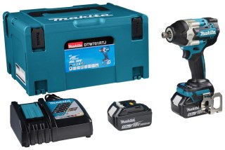 MAKITA Klucz udarowy 18V 2X5,0Ah+MAKPAC DTW701RTJ
