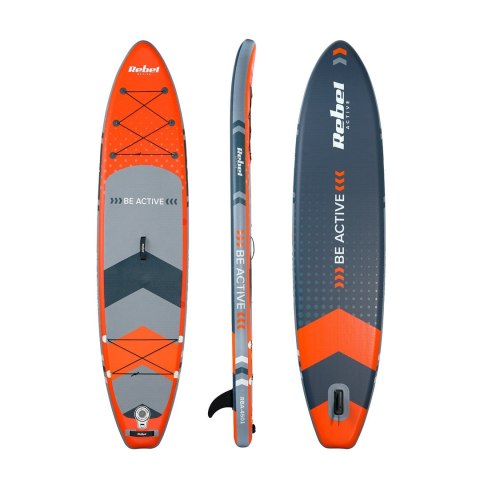 Rebel Deska SUP REBEL ACTIVE pompowana 350x81x15cm pomarańczowa