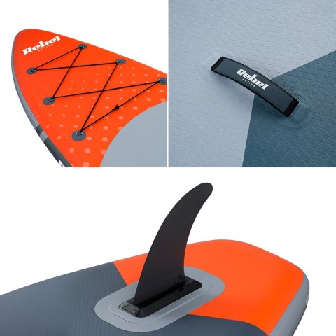 Rebel Deska SUP REBEL ACTIVE pompowana 350x81x15cm pomarańczowa