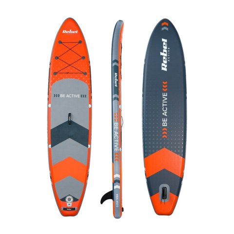 Rebel Deska do pływania SUP REBEL ACTIVE RBA4501 - pomarańczowa Rebel Deska do pływania SUP REBEL ACTIVE RBA4501 - pomarańczowa