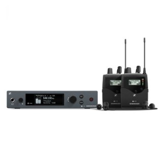 Sennheiser Sennheiser EW IEM G4-twin-A - Zestaw fonii zwrotnej z dwoma odbiornikami  516-558 MHz (odsłuch sceniczny)