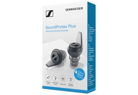 Sennheiser Sennheiser SoundProtex Plus - Ochronne wkładki do uszu wyposażone w 5 rodzajów filtrów akustycznych Sennheiser Sennheiser SoundProtex Plus - Ochronne wkładki do uszu wyposażone w 5 rodzajów filtrów akustycznych