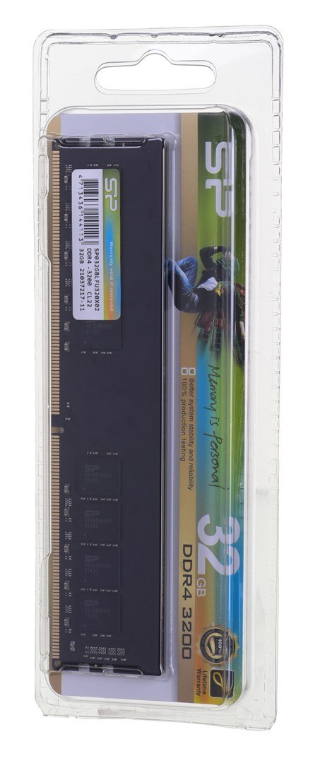 Silicon Power Pamięć RAM Silicon Power DDR4 32GB (1x32GB) 3200MHz CL22 UDIMM Silicon Power Pamięć RAM Silicon Power DDR4 32GB (1x32GB) 3200MHz CL22 UDIMM