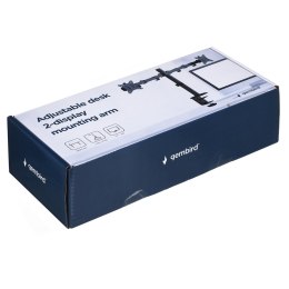 GEMBIRD GEMBIRD BIURKOWE REGULOWANE RAMIĘ/UCHWYT NA 2 MONITORY 17-32, 100X100MM, DO 9KG