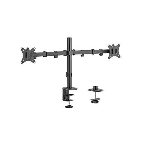 GEMBIRD GEMBIRD BIURKOWE REGULOWANE RAMIĘ/UCHWYT NA 2 MONITORY 17-32, 100X100MM, DO 9KG GEMBIRD GEMBIRD BIURKOWE REGULOWANE RAMIĘ/UCHWYT NA 2 MONITORY 17-32, 100X100MM, DO 9KG