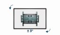 GEMBIRD GEMBIRD REGULOWANY UCHWYT ŚCIENNY LCD 40"-80" VESA MAX 600 X 400MM, DO 50KG