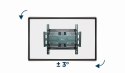 GEMBIRD GEMBIRD REGULOWANY UCHWYT ŚCIENNY LCD 40"-80" VESA MAX 600 X 400MM, DO 50KG