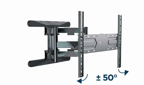 GEMBIRD GEMBIRD REGULOWANY UCHWYT ŚCIENNY LCD 40"-80" VESA MAX 600 X 400MM, DO 50KG
