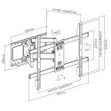 GEMBIRD GEMBIRD UCHWYT ŚCIENNY REGULOWANY LCD 37-80 VESA MAX 600 X 400MM, DO 60KG