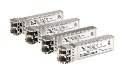 Hewlett Packard Enterprise HPE MSA 16Gb Short Wave Fibre Channel SFP+ 4-pack Transceiver C8R24B