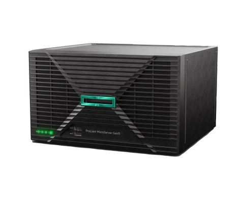 Hewlett Packard Enterprise HPE ProLiant MicroServer Gen11 G7400 2-core VROC 4LFF-NHP 180W External PS Compute Module Server P68819-421 Hewlett Packard Enterprise HPE ProLiant MicroServer Gen11 G7400 2-core VROC 4LFF-NHP 180W External PS Compute Module Server P68819-421