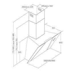 AKPO Okap AKPO WK-4 CETIAS 50 BIAŁY ECO