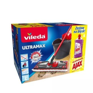 VILEDA Zestaw Vileda Ultramax BOX + Ajax