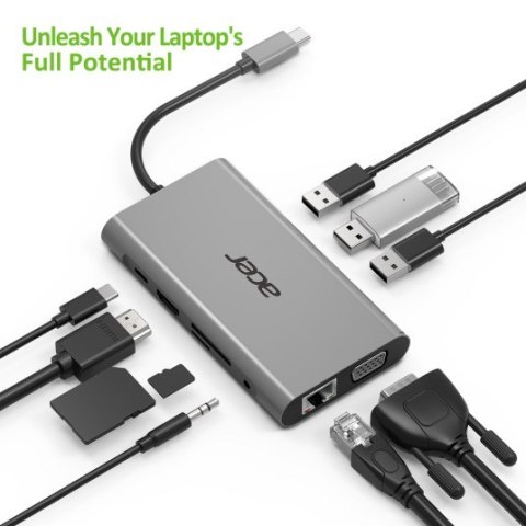 Acer Acer 10-in-1 Type C dongle 3xUSB 3.0 Acer Acer 10-in-1 Type C dongle 3xUSB 3.0