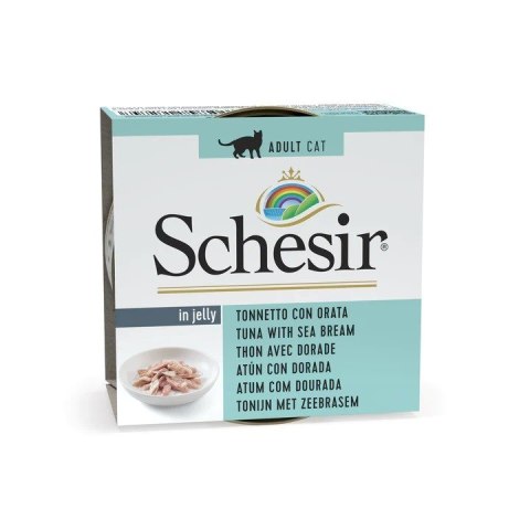 Agras Pet Foods SCHESIR dla kotów Oceanic Adult w Galarecie Tuńczyk z Doradą 85g Agras Pet Foods SCHESIR dla kotów Oceanic Adult w Galarecie Tuńczyk z Doradą 85g